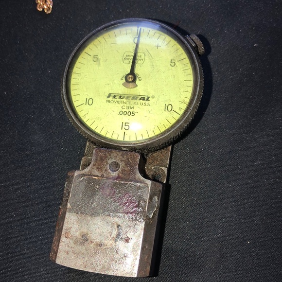 Dial Indicator FEDERAL MIRACLE MOVEMENT FULL JEWEL - Picture 1 of 12